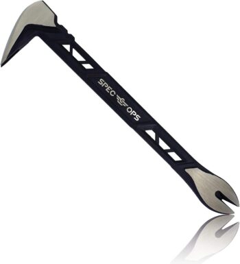 Spec Ops Tools Father's Day Gifts for Dad 10" Nail Puller Cats Paw Pry Bar, High-Carbon Steel, 3% Donated to Veterans